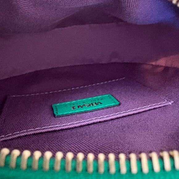 Versace Medusa Green Round Crossbody Bag - Picture 4 of 6